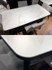 Стол кухонный Керамо Бабочка 105x75см белый опоры черные