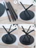 Стол кухонный Harmony керамогранит глянцевый, 90см