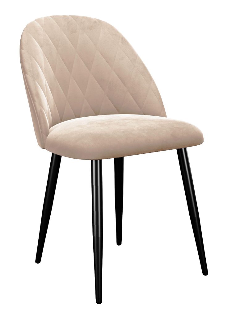 Стул DikLine 302 B03 BEIGE, ножки черные