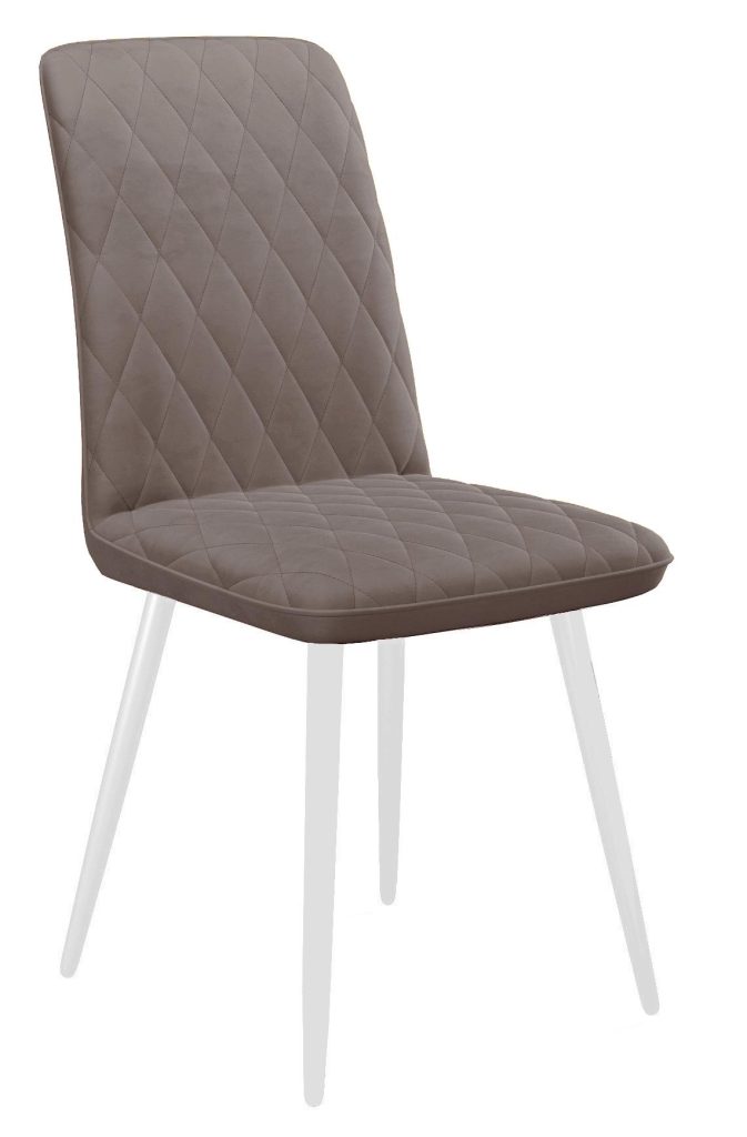 Стул DikLine 205 B5 LATTE /ножки белые